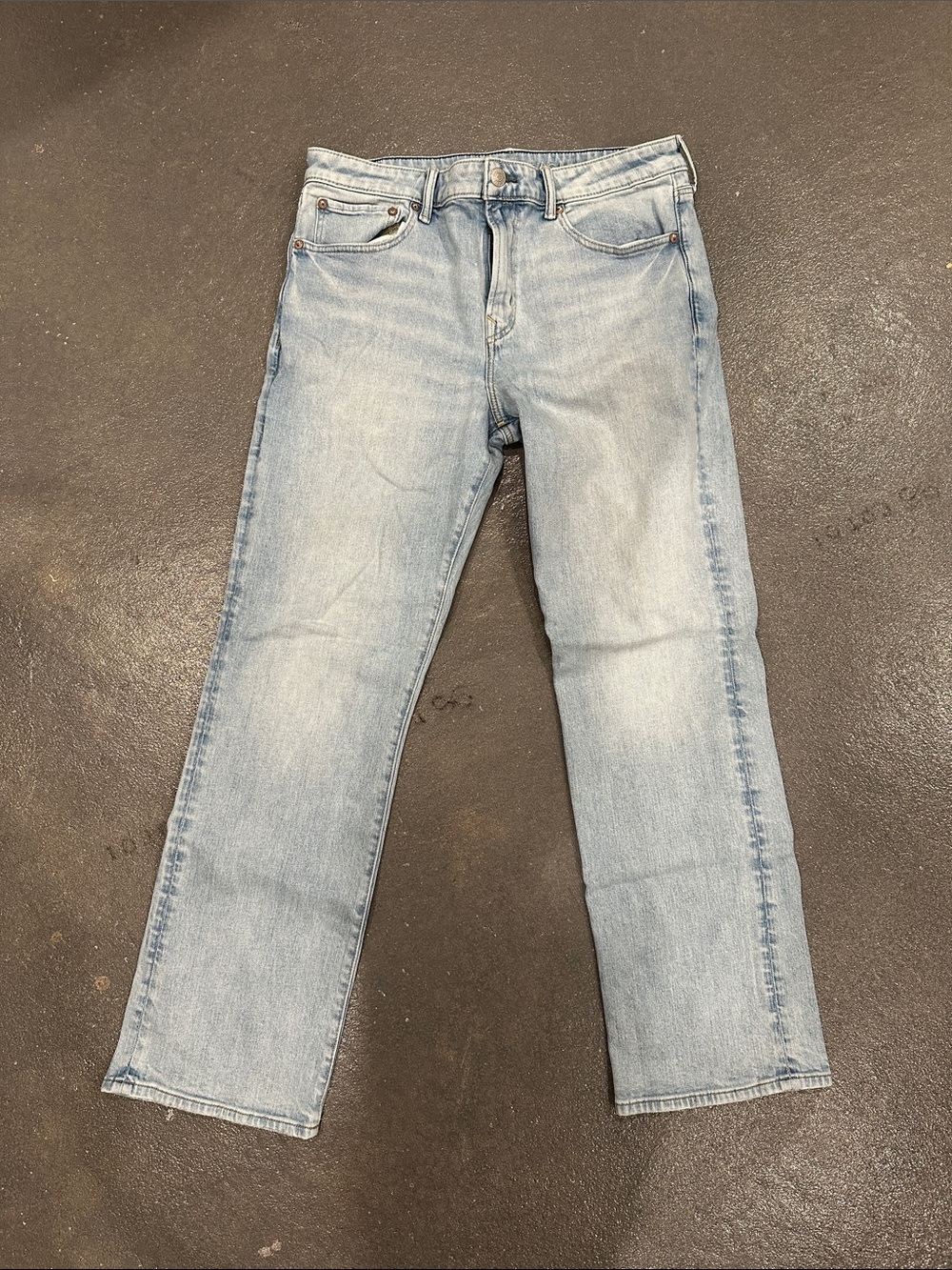 American Eagle Outfitters Light Wash Airflex + Original Bootcut Mens Jeans 34x32